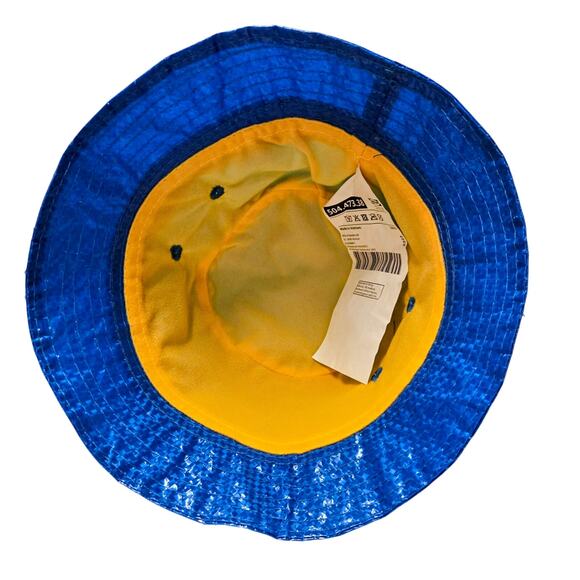 IKEA Bucket Hat Cap Adult One Size Blue Outdoors Fishing Camping Rain Sun - Picture 3 of 3
